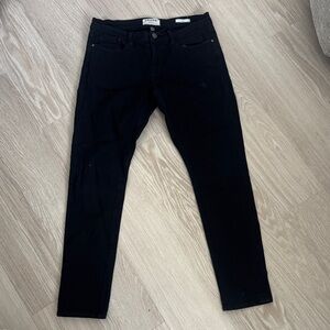 Frame Denim Black Skinny Jeans - Le Garcon